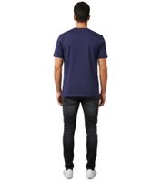 Camiseta clásica de Fórmula E para hombre, de algodón sostenible con logo de Fórmula E, ideal para el verano y el automovilismo, 701224451 001 Azul
