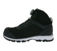 Chaussures de sécurité imperméables Helly Hansen Chelsea Evolution Mid Boa S3 pour femme, avec semelle Ortholite et membrane Helly Tech®, largeur standard, classe de protection S3, 78269_930, noir/gris