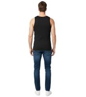Prohibited Herren Tank Top Baumwoll-Shirt Basic-Top Rundhals-Top Achsel-Shirt Unterhemd PB1201 Schwarz