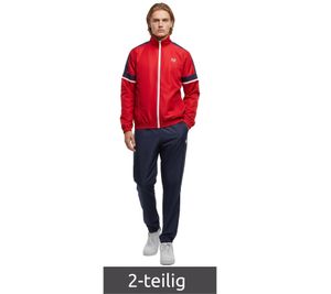 Completo sportivo da uomo Sergio Tacchini Cryo - Completo sportivo alla moda, tuta fitness 41532 Blu/Rosso
