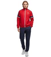 Ensemble de survêtement 2 pièces Sergio Tacchini Cryo pour homme - Tenue de sport tendance, idéale pour le fitness (réf. 41532) Bleu/Rouge