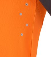 Polo enfant Formule 1 McLaren Lando Norris F1 Team avec logos des sponsors, manches courtes, orange, référence TJ5318
