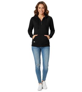 alltagstaugliche Helly Hansen Damen Sweat-Jacke mit Kapuze Zip-Hoodie mit Taschen 280 g/m² 79217_990 Schwarz