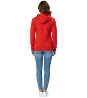 Sweat à capuche zippé Helly Hansen Everyday pour femme, avec poches, 280 g/m², 79217_220, Rouge