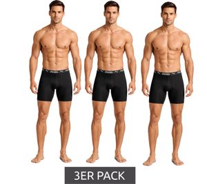 Confezione da 3 boxer lunghi da uomo PUMA 701227283 001 neri