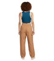 Pantalones cargo de mujer NIKE Sportswear Essential Woven con tejido Ripstop, de algodón, FV7643-224, color marrón