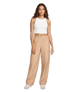 NIKE Trend Cargo Woven Women's Cargo Pants with Elastic Drawstrings at the Ankles, Casual Trousers HJ3982-200 Beige