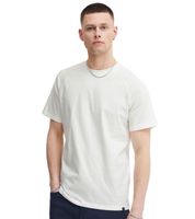 T-shirt homme PRNobbi classique 11 PROJECT, col rond, réf. 20716203ME, bleu ou blanc
