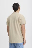 Lot de 2 polos classiques BLEND en coton pour homme (réf. 20718074) : blanc/bleu, beige/marron ou gris/noir