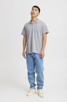 Lot de 2 polos classiques BLEND en coton pour homme (réf. 20718074) : blanc/bleu, beige/marron ou gris/noir
