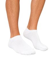 Sustainable 30 Pairs of Unisex Organic Cotton Socks, Simple Sneaker Socks, Short Socks, Stockings, Gray/White/Light Gray/Light Blue/Dark Blue