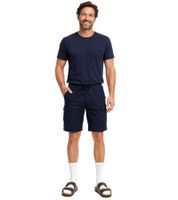 Classic FQ1924 FQHenry linen men's linen shorts with zipper, shorts 21900624 in beige or dark blue