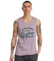 Débardeur BLEND BDLingo classique pour homme, col rond, référence 20714921ME, blanc, bleu, violet ou turquoise