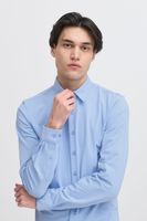 Camisa de vestir clásica de manga larga para hombre CASUAL FRIDAY CFFolke LS con tapeta de botones (20505638) en azul claro, blanco o azul oscuro
