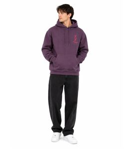 Sweat à capuche Steven pour homme, en coton, avec poche kangourou, violet