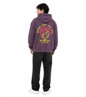 Sweat à capuche Steven pour homme, en coton, avec poche kangourou, violet