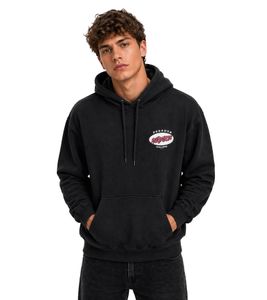 Sweat à capuche homme ON THAT ASS Vince, en coton avec poche kangourou, noir