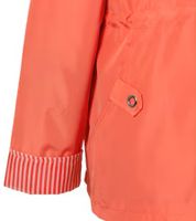 Timeless Wedolina Linda Women's Transitional Jacket, Short Coat with Detachable Hood, Sporty Spring Jacket, Peach-Orange or Light Gray