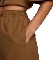 Pantalones cargo de baile cómodos para mujer de NIKE - Pantalones deportivos cómodos con bolsillos cargo - Pantalones de algodón FV7520-281 Marrón o FV7512-133 Lana-Blanco