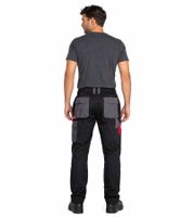 gefütterte Einhell Herren Arbeits-Hose mit 7 Taschen Thermo-Hose Work-Wear Schwarz/Grau