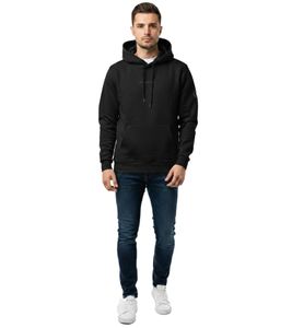 Timeless ON THAT ASS Jacob Men's Hoodie, Cotton Pullover with Kangaroo Pocket, Black