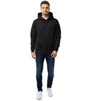 Timeless ON THAT ASS Jacob Men's Hoodie, Cotton Pullover with Kangaroo Pocket, Black