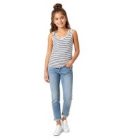 3er Pack Kinder Unterhemd für Mädchen Baumwoll-Shirt Tank-Top 954821 Navy/Hellblau/Weiß