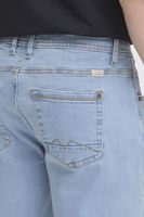 Classic BLEND BHTwister Men's Denim Shorts with Label Detail 20717730 in Blue, Dark Blue, or Light Blue