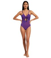 Wendbarer Damen Badeanzug mit tollem Farbverlauf Bademode 907506 Lila/Bunt