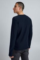 Classic 11 PROJECT PRFriko Men's Fine Knit Crew Neck Sweater 20714436ME Gray or Blue