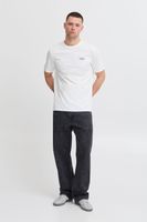 Classic BLEND BHJamey Men's Crew Neck T-Shirt 20717774 Black, Beige, or White