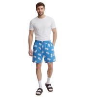 Classic BLEND Men's Casual Shorts with Drawstring – Available in Regular and Big Sizes, in Beige or Blue