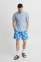 Classic BLEND Men's Casual Shorts with Drawstring – Available in Regular and Big Sizes, in Beige or Blue