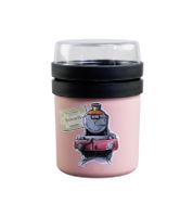 Contenitore termico da asporto Harry Potter To Go Express da 500 ml con coperchio, ideale per pasti caldi e freddi, colore rosa.
