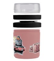 Contenitore termico da asporto Harry Potter To Go Express da 500 ml con coperchio, ideale per pasti caldi e freddi, colore rosa.