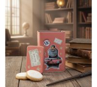 Contenitore in metallo con coperchio "Hogwarts Express" di Harry Potter, 1500 ml, rosa