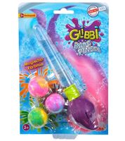 Coffret de brosses de bain GLIBBI, Bombes de bain magiques avec brosses à paillettes, Rechargeable (3 x 30 g), 105953570, Violet/Multicolore
