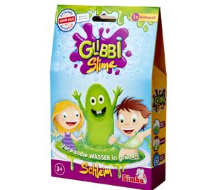 GLIBBI Slime, un aditivo mágico para el baño, ideal para niños de 3 años en adelante. Juguete de baño divertido. 150 g. Verde.