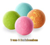 Bombes de bain surprise Miraculous de GLIBBI pour enfants dès 3 ans, 100 g, 105953972, Bleu, Vert, Rose ou Orange