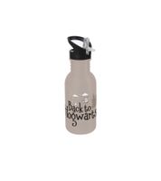 Borraccia in acciaio inox da 500 ml "Ritorno a Hogwarts" di Harry Potter con un design magico, grigia