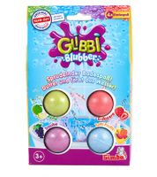 Bombas de Baño GLIBBI - Aditivo Efervescente para el Baño para Niños de 3 Años en A partir de - 4 Bombas de Baño con Color y Fragancia - Colores Surtidos