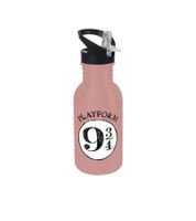 Borraccia Harry Potter Hogwarts Express, 500 ml, in acciaio inox, design rosa magico
