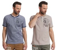 T-shirt girocollo da uomo Classic FQ1924 FQIikay 21900187-ME Blu o Marrone