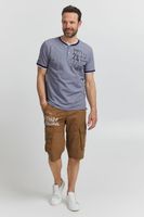 T-shirt girocollo da uomo Classic FQ1924 FQIikay 21900187-ME Blu o Marrone