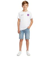 T-shirt enfant manches courtes PUMA x Williams F1 Albon Formule 1, 100 % coton, blanc, référence 701227495 001