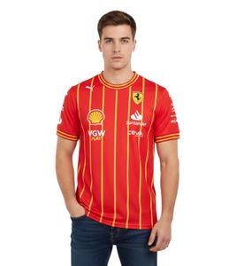 extravagantes PUMA X Scuderia Ferrari F1 2024 Herren Fußball-Shirt Kanadischer GP Trikot 701227995 001 Rot
