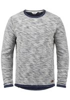 klassisches SOLID SDFlocks Herren Sweatshirt mit Rundhals Pullover Große Größen 21102722ME in Schwarz, Blau, Grau oder Rot