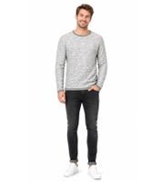 klassisches SOLID SDFlocks Herren Sweatshirt mit Rundhals Pullover Große Größen 21102722ME in Schwarz, Blau, Grau oder Rot