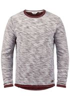 klassisches SOLID SDFlocks Herren Sweatshirt mit Rundhals Pullover Große Größen 21102722ME in Schwarz, Blau, Grau oder Rot