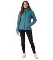 TERNUA Lucindale Damen Isolations-Jacke nachhaltige Multifunktions-Jacke mit Microshell und Thermashell 1643646-2120 Petrol-Blau